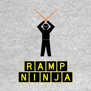 Ramp Ninja - Airplane Marshaller - STOP Signal T-Shirt